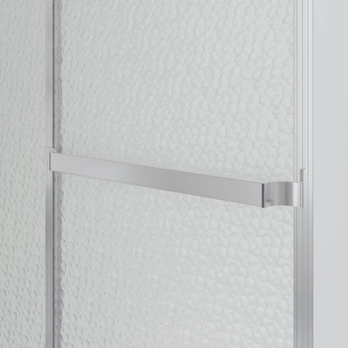 Lakeside Glass & Aluminum Silver Shower Door Silver 2
