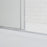 Lakeside Glass & Aluminum Silver Shower Door Silver 3