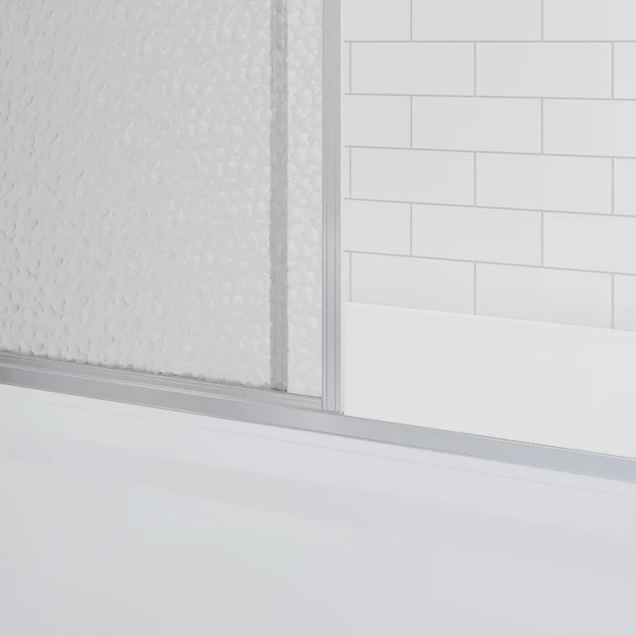 Lakeside Glass & Aluminum Silver Shower Door Silver 3