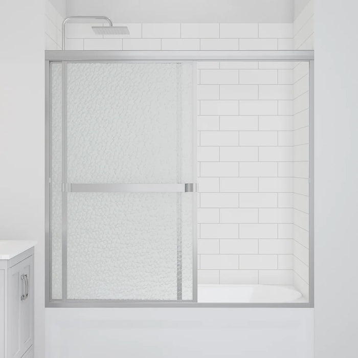 Lakeside Glass & Aluminum Silver Shower Door Silver 7
