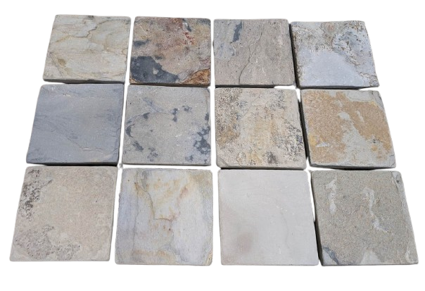 Lavender Harvest Slate Tile Tumbled 1