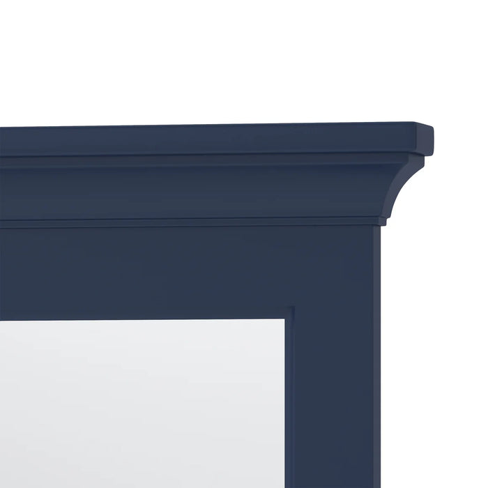 Lawson Wood Aegean Blue Bathroom Mirror Aegean Blue 1