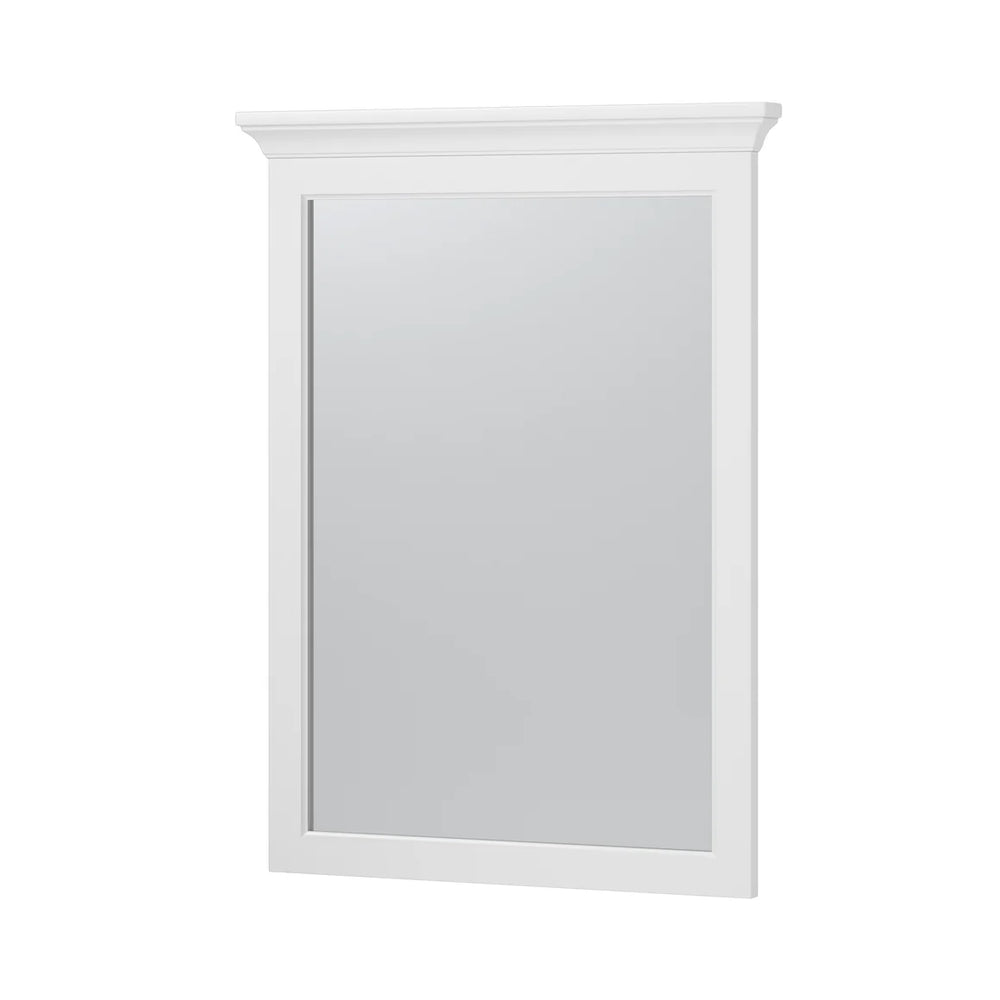 Lawson Wood White Bathroom Mirror White 5
