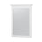 Lawson Wood White Bathroom Mirror White 5