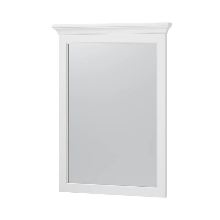 Lawson Wood White Bathroom Mirror White 5