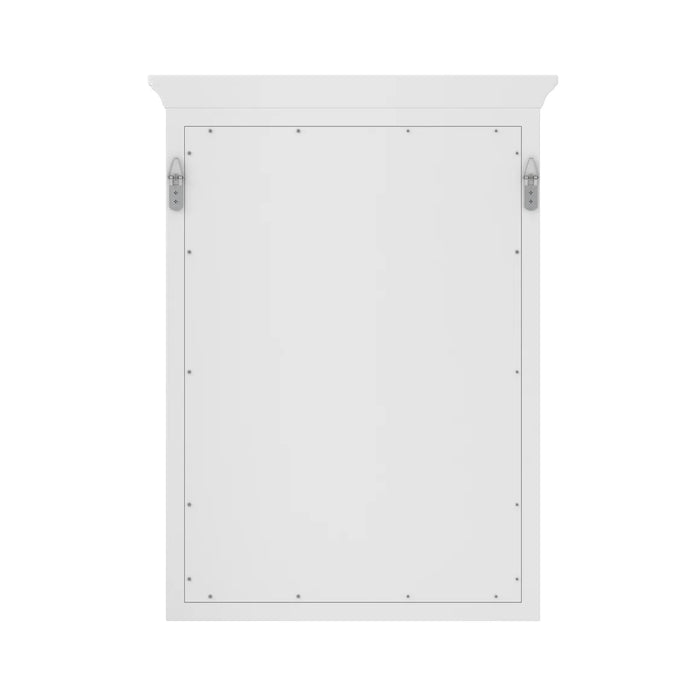 Lawson Wood White Bathroom Mirror White 6