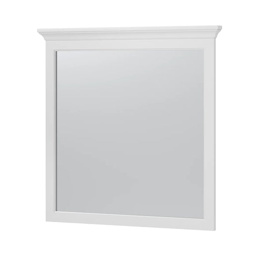 Lawson Wood White Bathroom Mirror White 4