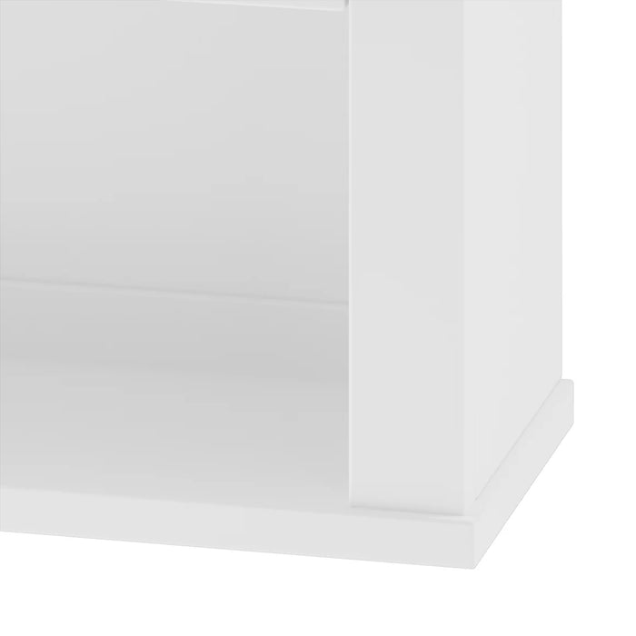Lawson Wood White Bathroom Cabinet White 3