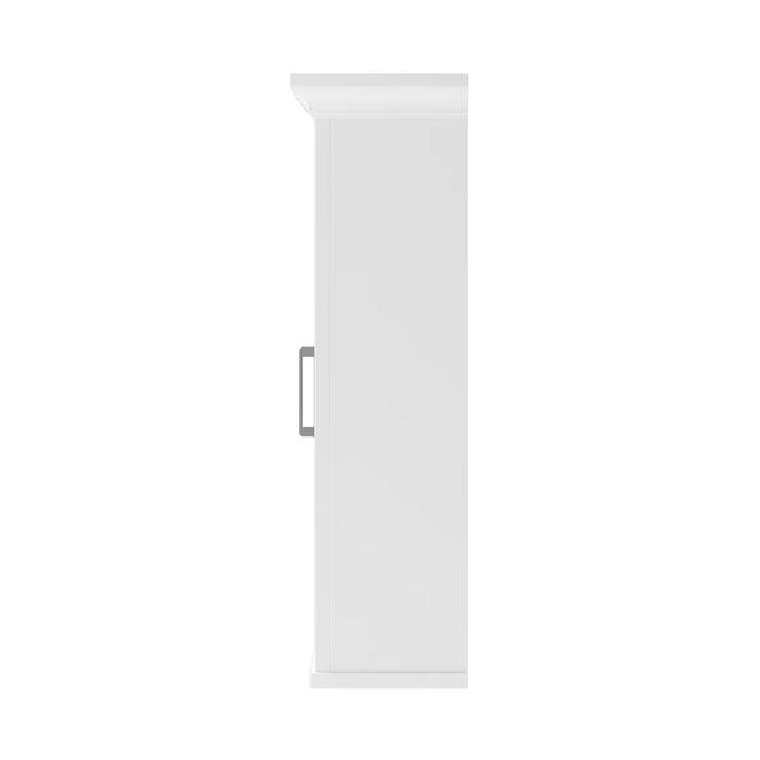 Lawson Wood White Bathroom Cabinet White 5
