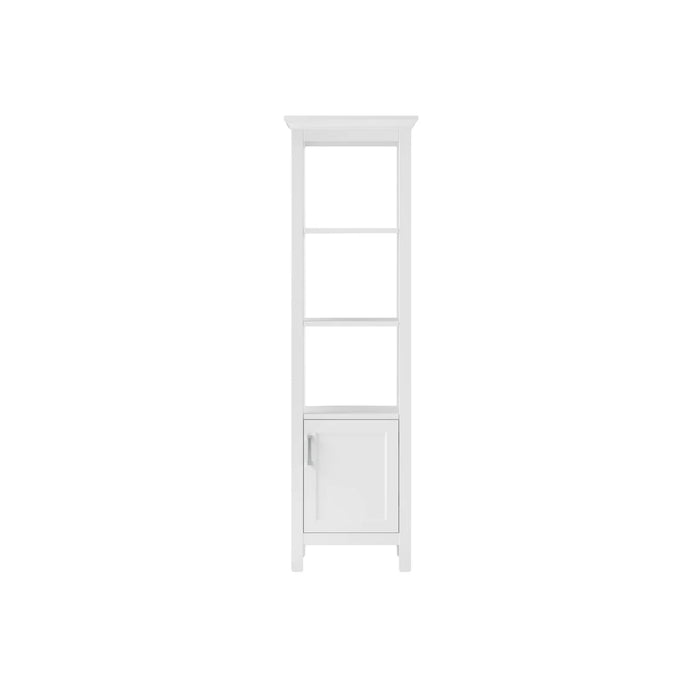 Lawson Wood White Linen Cabinet White 2