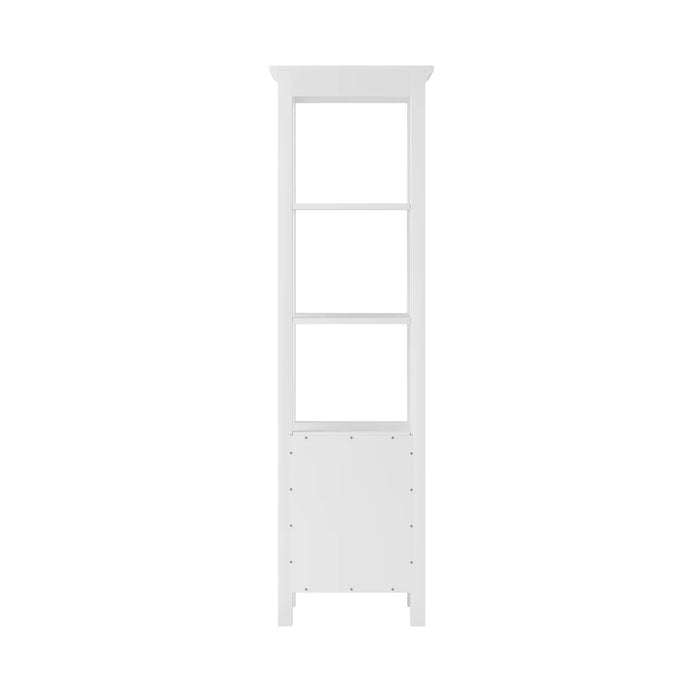 Lawson Wood White Linen Cabinet White 6