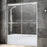 Stainless Steel Brushed Nickel Shower Door Brushed Nickel 2