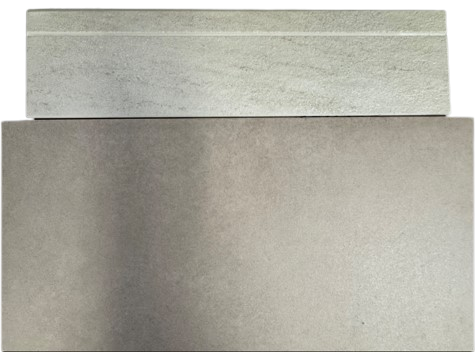 Lea Silver Techno Quartz Porcelain Liner - 3" x 13" Bullnose