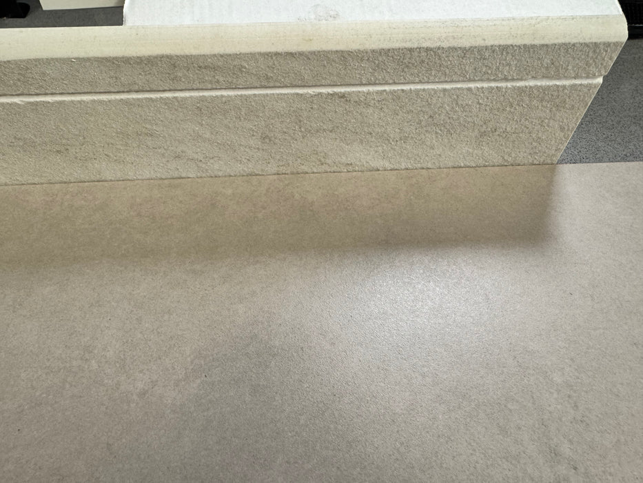 Lea Silver Techno Quartz Polished Porcelain Bullnose - 3" x 13" Bullnose