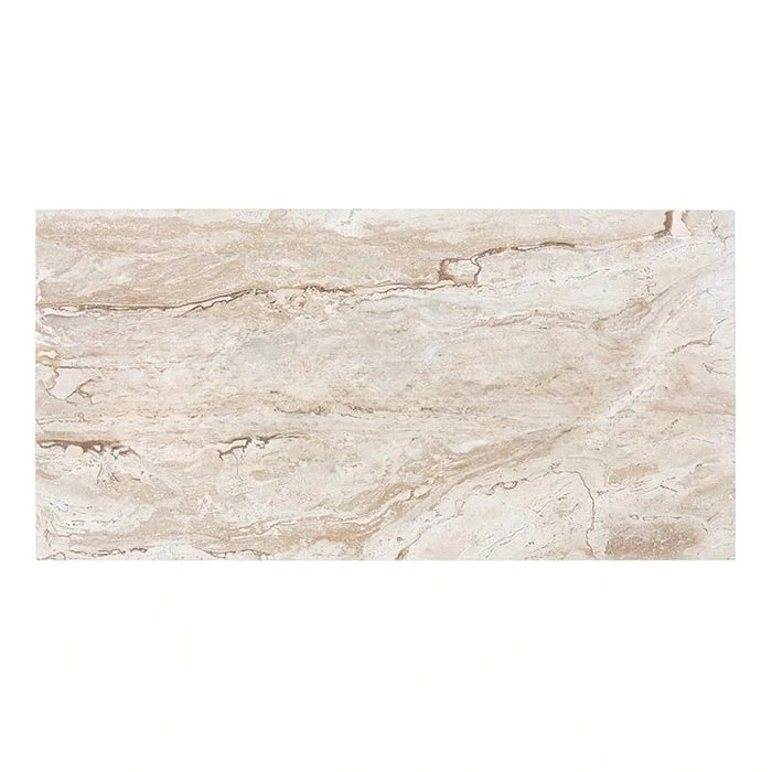 Full Tile Sample - Leonardo Travertine Tile - 12" x 24" x 3/8" Filled & Honed