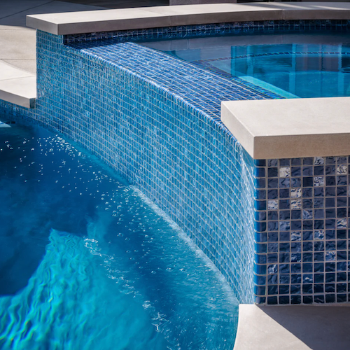 Lava Mosaic Textured Glass