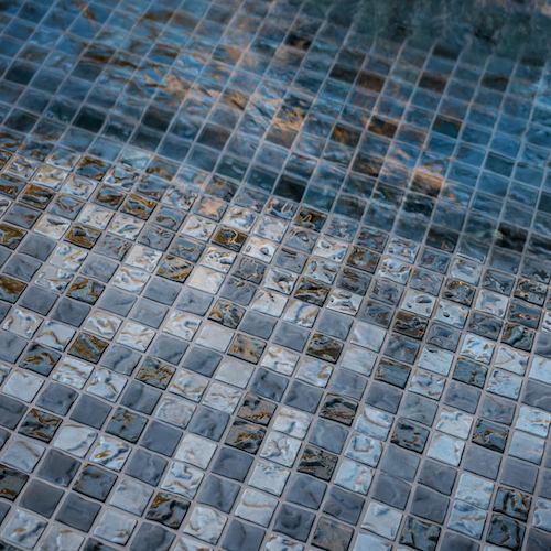 Lava Mosaic Textured Glass