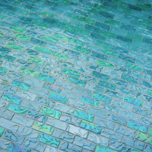 Lava Mosaic Textured Glass