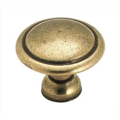 Everyday Heritage Zinc Light Antique Brass Cabinet Knob 1