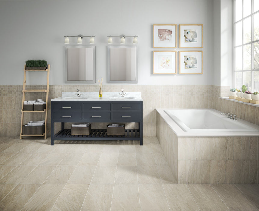 Impresa Ceramic Light Gray IM08 Tile Matte 2