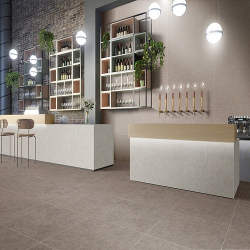 Limestone Porcelain Taupe LS02 Tile Natural 3