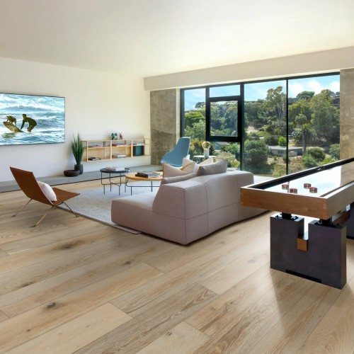 Premier Linen Engineered Hardwood Flooring - Wire Brushed