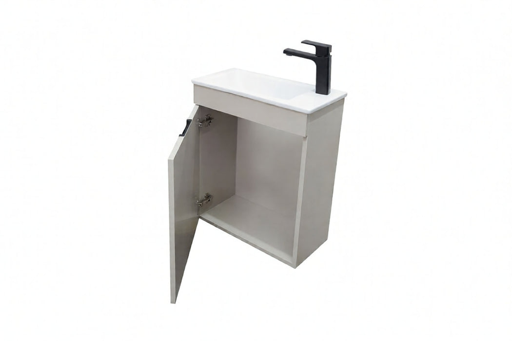 Luca Wood Sand Bathroom Vanity Sand 3
