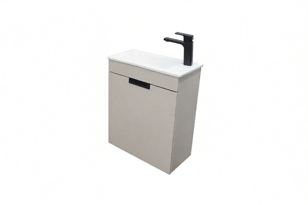Luca Wood Sand Bathroom Vanity Sand 4