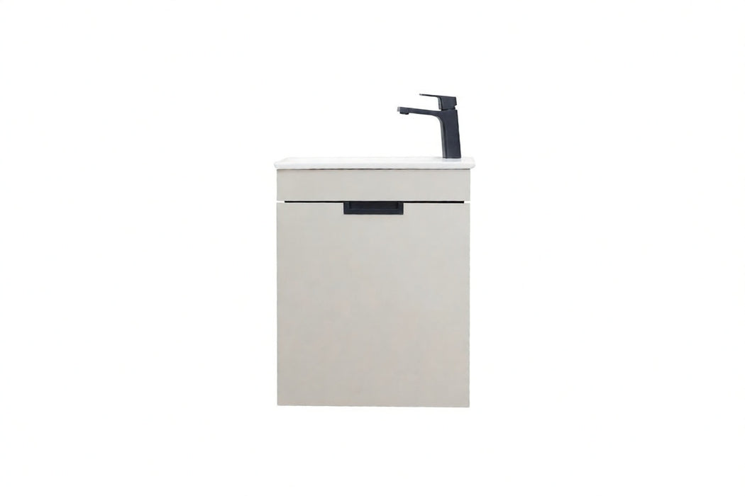 Luca Wood Sand Bathroom Vanity Sand 1