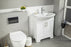 Luna Wood White Bathroom Vanity White 3