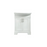 Luna Wood White Bathroom Vanity White 1