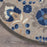 Aloha ALH17 Natural / Blue Polypropylene Farmhouse Area Rug - 4 Ft x Round