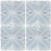 Melody Ceramic Lyric Blue Audrey Decor Tile Glossy 1