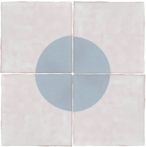 Melody Ceramic Lyric Blue Chloe Decor Tile Glossy 1