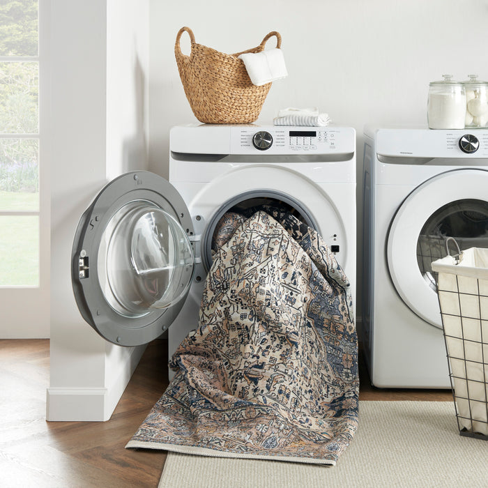 Grand Washables GRW05 Ivory Blue IVBLU