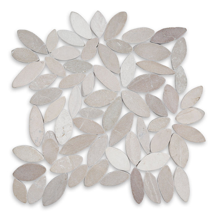 Flower Magnolia Matte Natural Stone Pebble - 12" x 12" x 3/8"