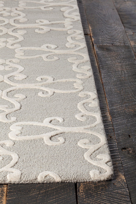 Wool 42600 Area Rug Textured 1