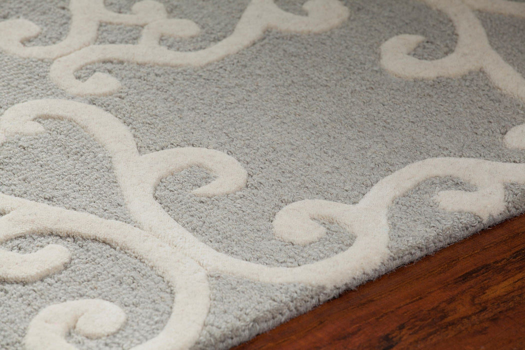 Wool 42600 Area Rug Textured 3