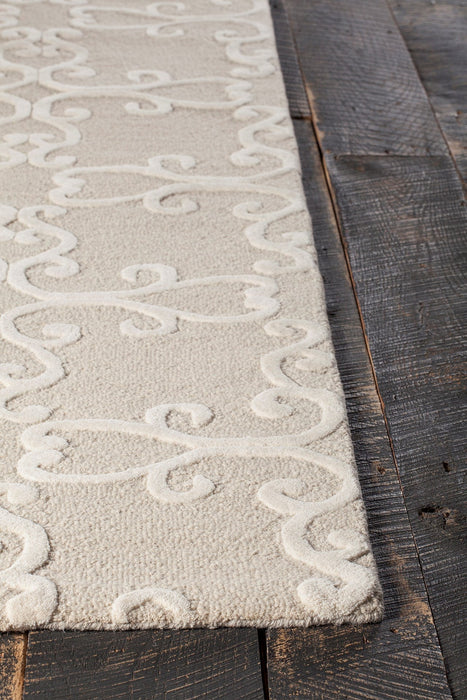 Wool 42602 Area Rug Textured 1