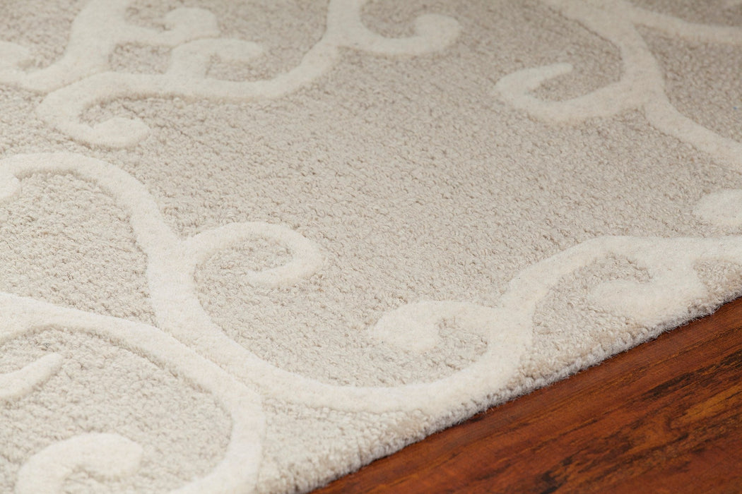 Wool 42602 Area Rug Textured 3