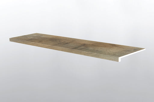 Everlife LVT Glenridge Maracay Brown Luxury Vinyl Moulding / Trim - 12" x 47.25" Stair Tread Eased Edge