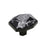 Carrione Zinc Marble Black / Black Bronze Cabinet Knob 1
