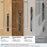 Carrione Zinc Marble Black / Black Bronze Cabinet Pull 31