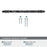 Carrione Zinc Marble Black / Black Bronze Cabinet Pull 14