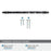 Carrione Zinc Marble Black / Black Bronze Cabinet Pull 15