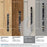 Carrione Zinc Marble Black / Champagne Bronze Cabinet Pull 30