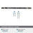 Carrione Zinc Marble Black / Champagne Bronze Cabinet Pull 15