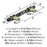 Carrione Zinc Marble Black / Golden Champagne Cabinet Pull 7