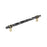 Carrione Zinc Marble Black / Golden Champagne Cabinet Pull 2