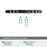 Carrione Zinc Marble Black / Polished Chrome Cabinet Pull 16